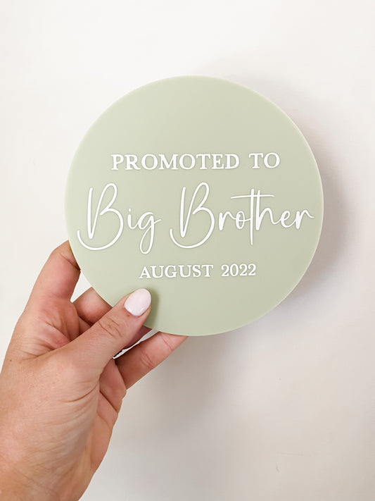 Promoted to Big Brother/Sister Disc