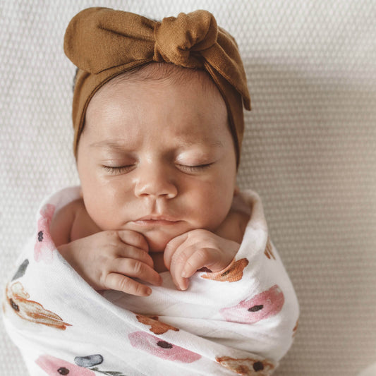 Mustard Topknot Headband